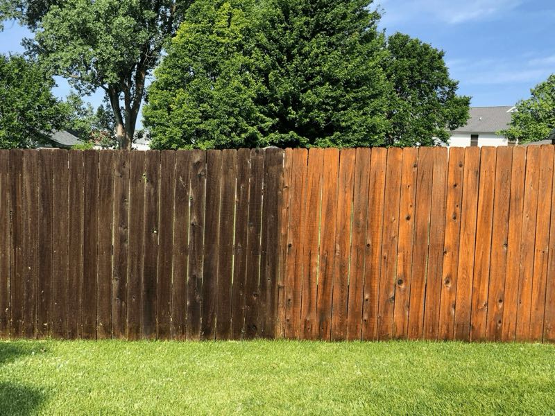 Fence Staining near Allen